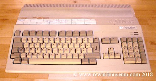 The Commodore Amiga 500 Plus.