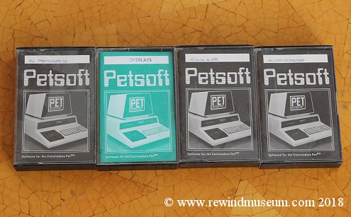 PET software on cassette tape