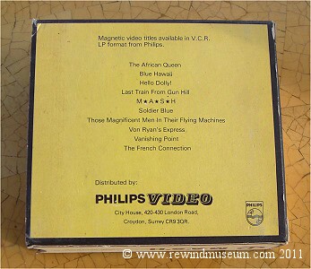 Philips LP pre-recorded tapes