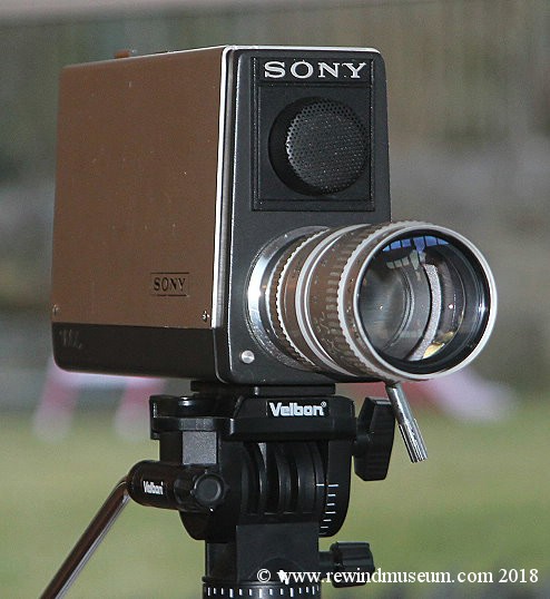 handheld video camera retro