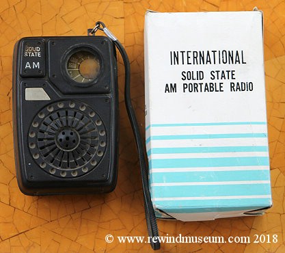 International Solid State AM Portable Radio.