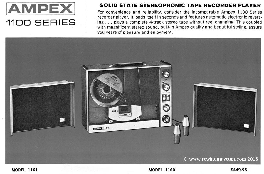Vintage Ampex reel to reel video recorders. Ampex history. First Domestic  video recorder.