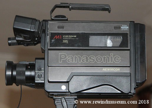 Rewind Museum. A museum of vintage camcorders. Betamovie, VHS C, first
