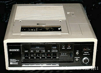 Vintage Betamax VCRs. The Sony SL 7200A. 1st Betamax video