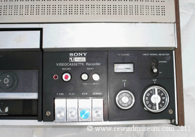 Enregistreur de cassette vidéo Sony WV-TW1 magnétoscope hi-fi stéréo
